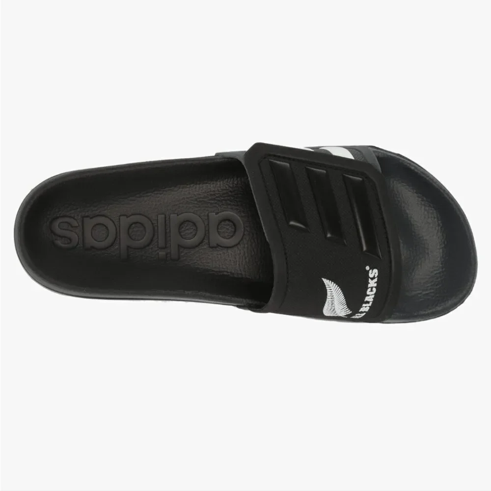 Adidas Adilette Tnd black and white Slide Sandal size 6